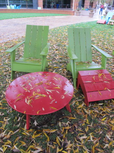 Adirondack chairs at Googleplex.