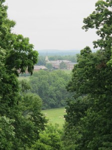 View of campus from Monument Hill.  Sweet Briar has over 3,000 acres.  Are there plans for the land already?