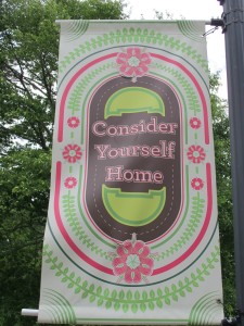 "Consider Yourself Home" - this sums up what Sweet Briar means to me (one of the banners lining the driveway to campus)