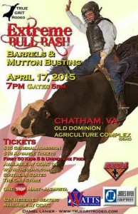 Bull riding?  This alumna offers a 50:50 raffle at her husband's bull riding competition!