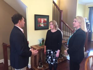 Jeff Goldberg of WJLA ABC7 (DC) interviews Christine Bump and Stacey Sickels Locke