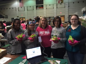 Sweet Briar College hackathon team.